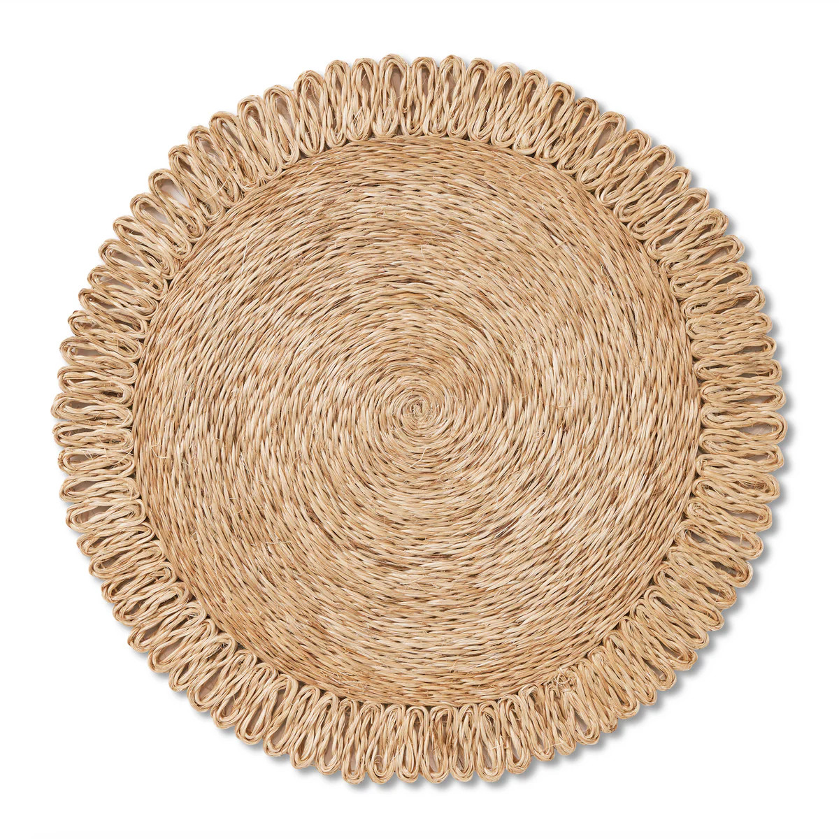 Annisa Straw Placemat in Natural | Over The Moon