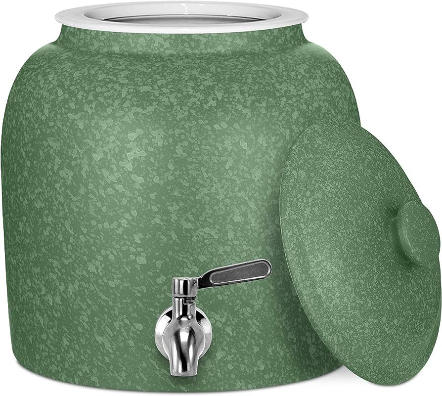 Geo Sports Porcelain Water Dispenser (Solid Color Speckled Series); Lid And Valve Included, E-Com... | Amazon (US)