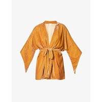 Slouchy belted silk-velvet robe | Selfridges