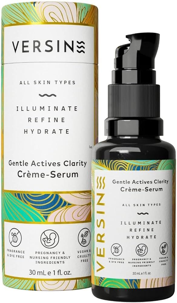 Versine Brightening Serum for Dry or Sensitive Skin | Pregnancy Safe | Powerful Hydrating Active ... | Amazon (US)
