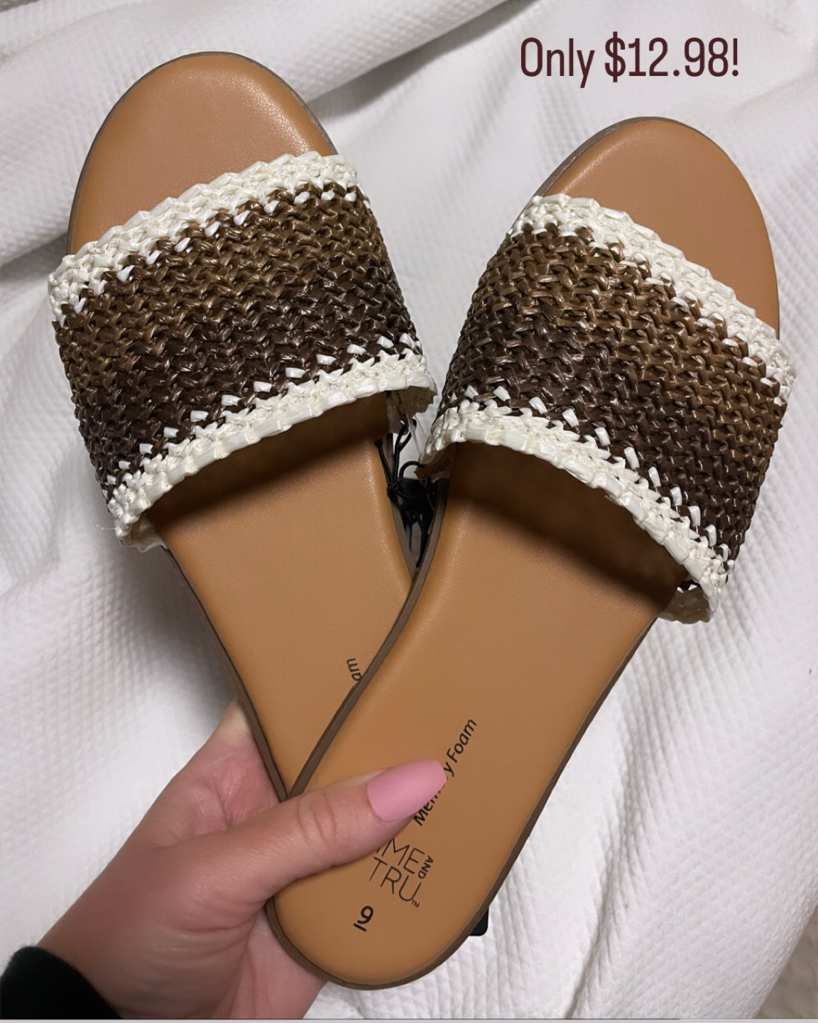 Love my new sandals from Walmart! Run TTS

#sandals #shoes #slides 
#newarrivals #walmart #walmartfinds #swimsuit #swimwear #bikini #onepiece #beach #beachwear #vacationoutfits #vacationstyle #swim #springbreak #springbreakoutfits #tiedye #springbreakstyle #resortwear #pressonnails #pressons #nails

#LTKunder50 #LTKshoecrush #LTKU