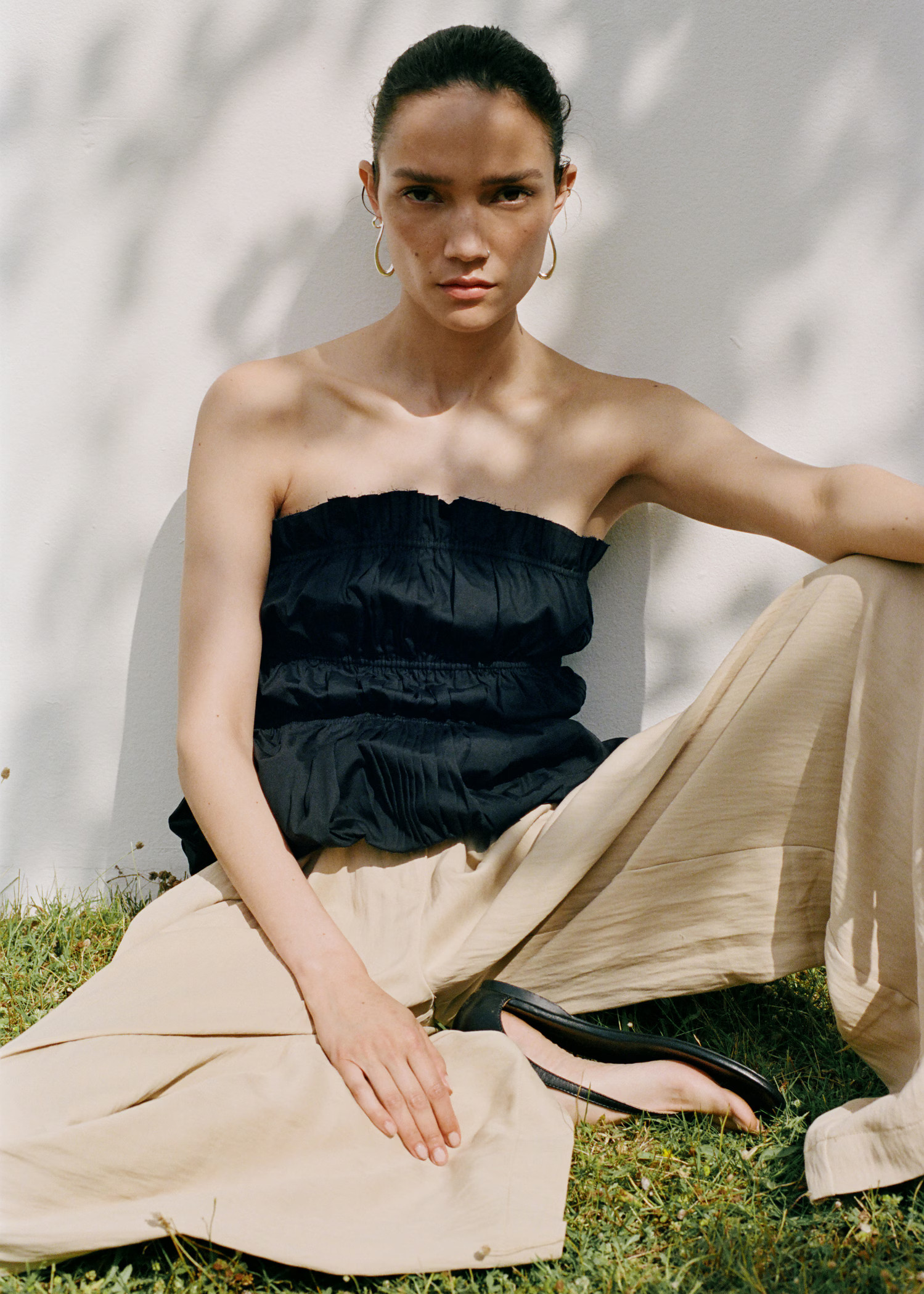 Straight mid-rise suit pants - Women | MANGO USA | Mango (US/MX/AU)