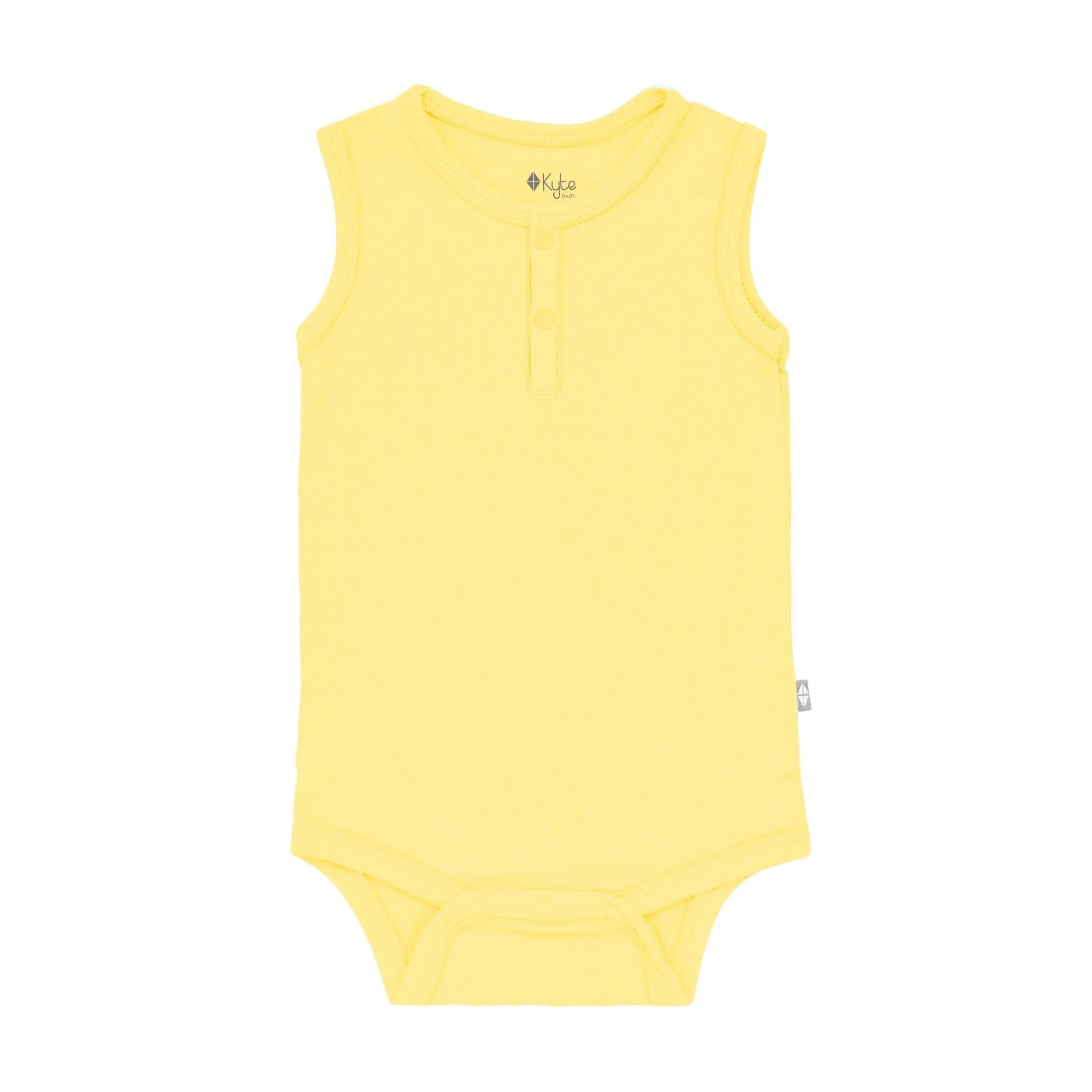 Sleeveless Bodysuit in Daffodil | Kyte BABY