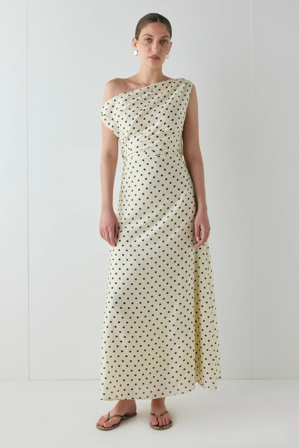 Yvonne Maxi Dress Polka Dot | VRG Grl