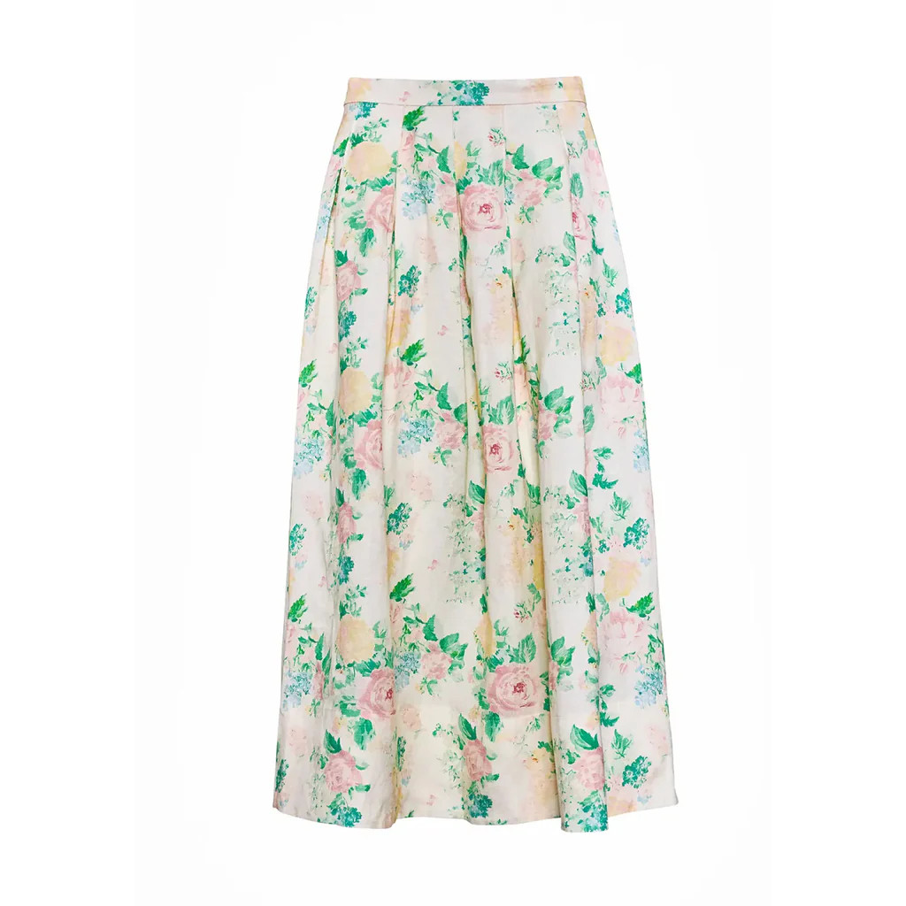Alexis Skirt in Garden Rose Peony | Over The Moon