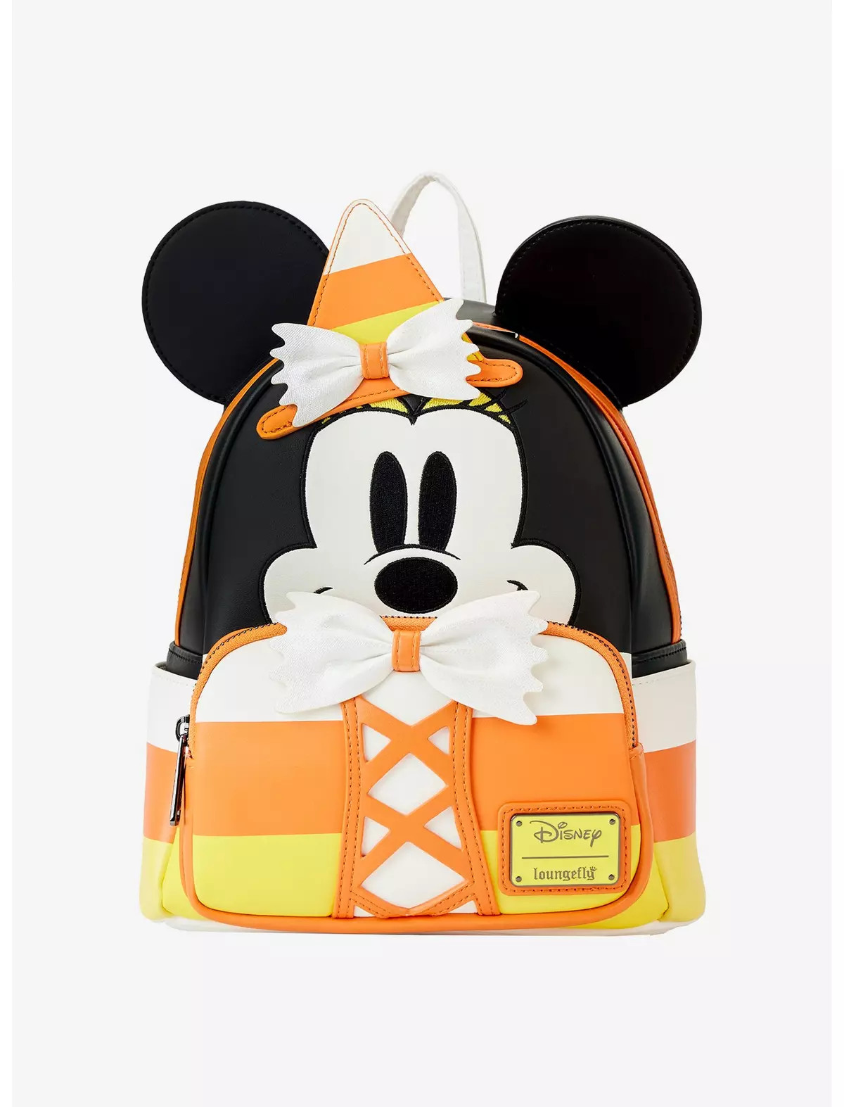 Loungefly Disney Minnie Mouse Candy Corn Glow-In-The-Dark Mini Backpack | Hot Topic | Hot Topic