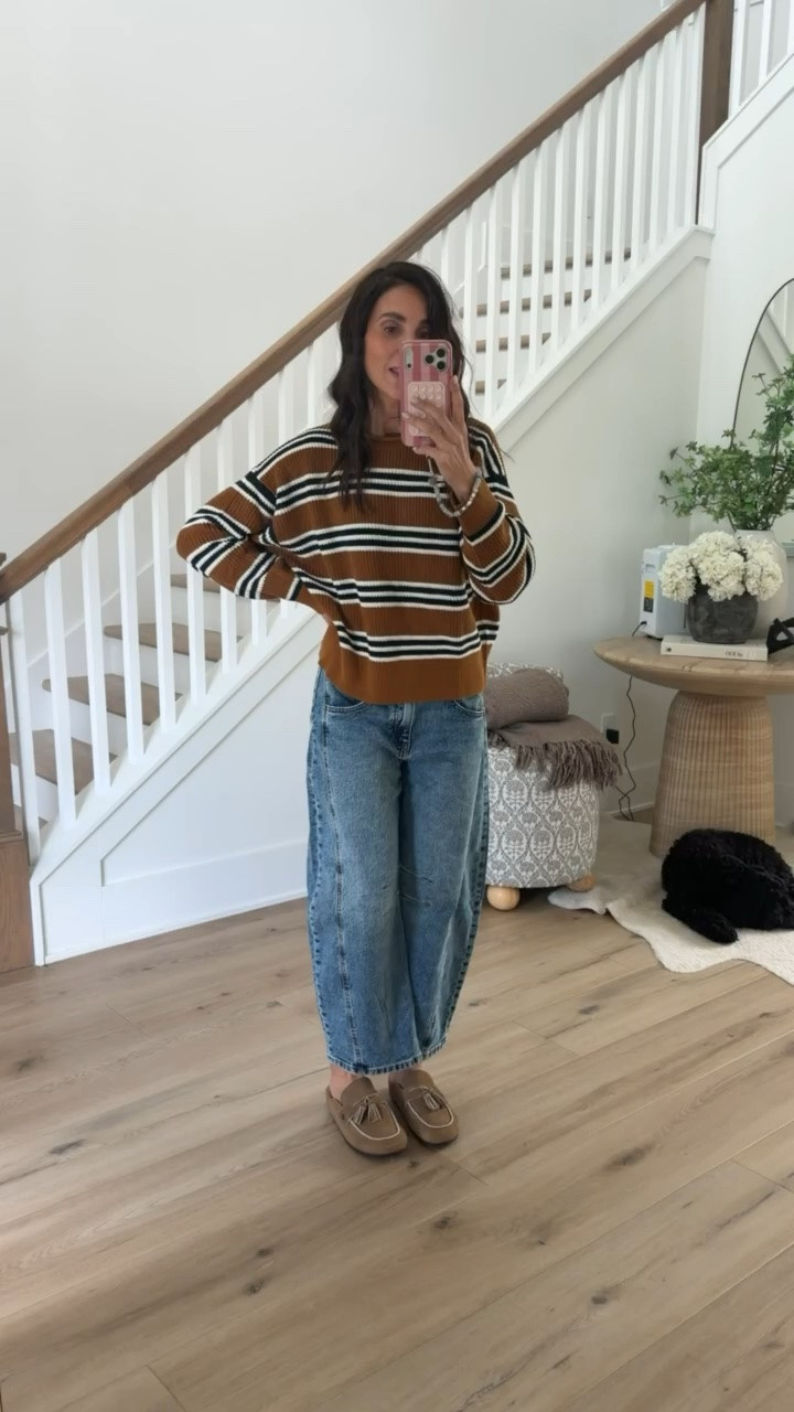 Sweater size S and jeans size 2.

#LTKOver40 #LTKootd