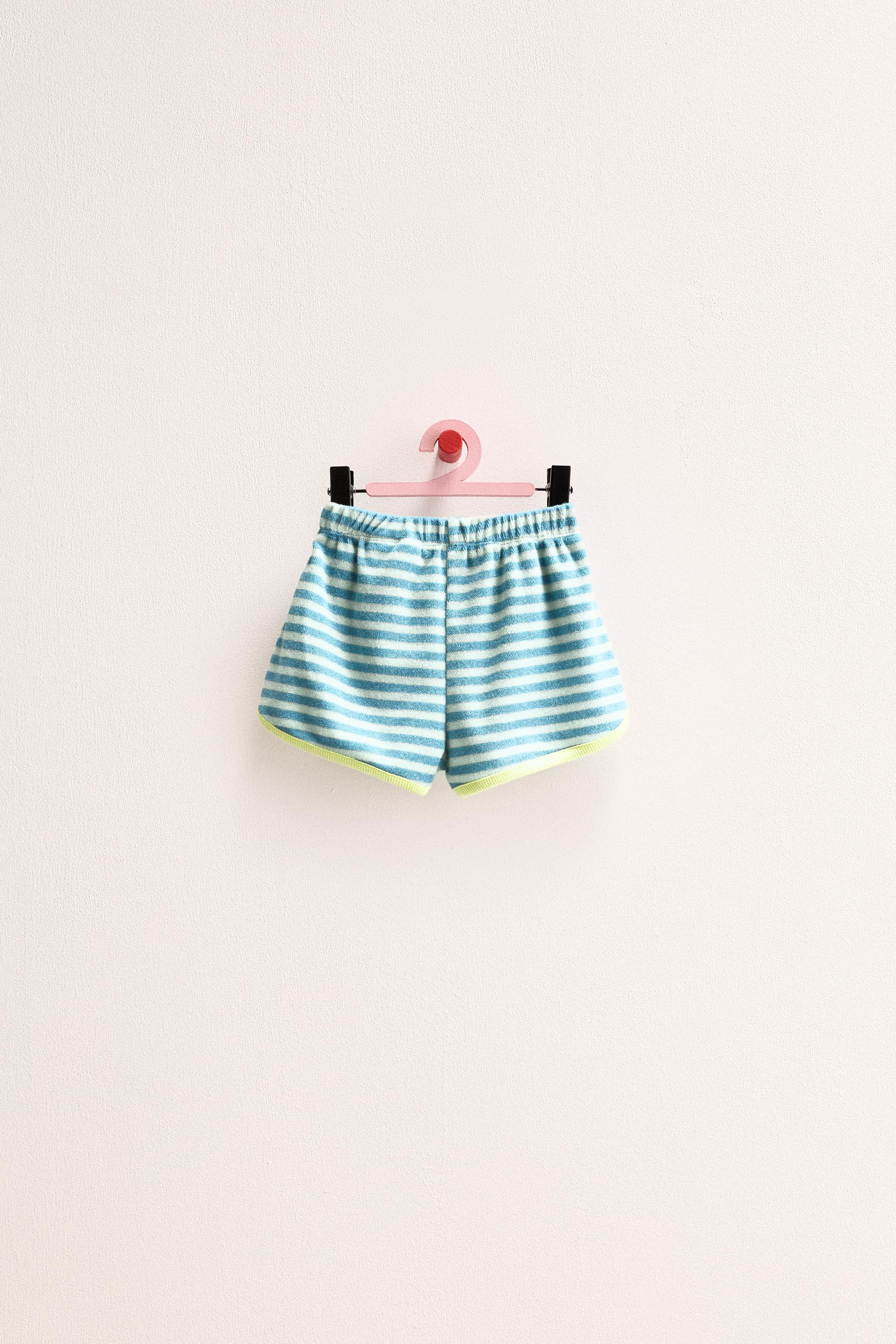 ZARA TIMELESS - STRIPED TERRYCLOTH SHORTS | Zara US