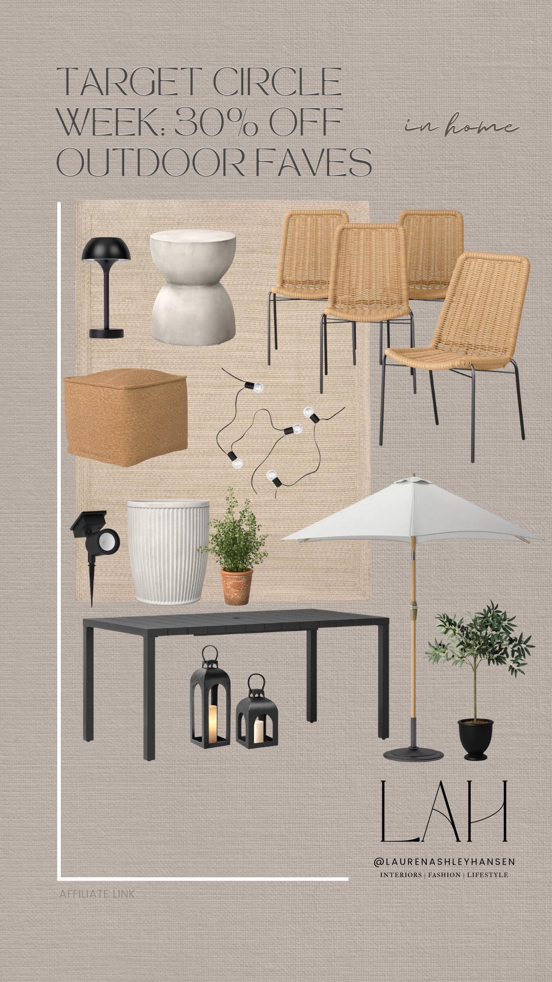 Target Circle Week outdoor favorites! Save 30% off select outdoor furniture, accessories, and greenery now through 3/29!! So many beautiful options for patio season. 

#LTKSaleAlert #LTKHome #LTKSeasonal