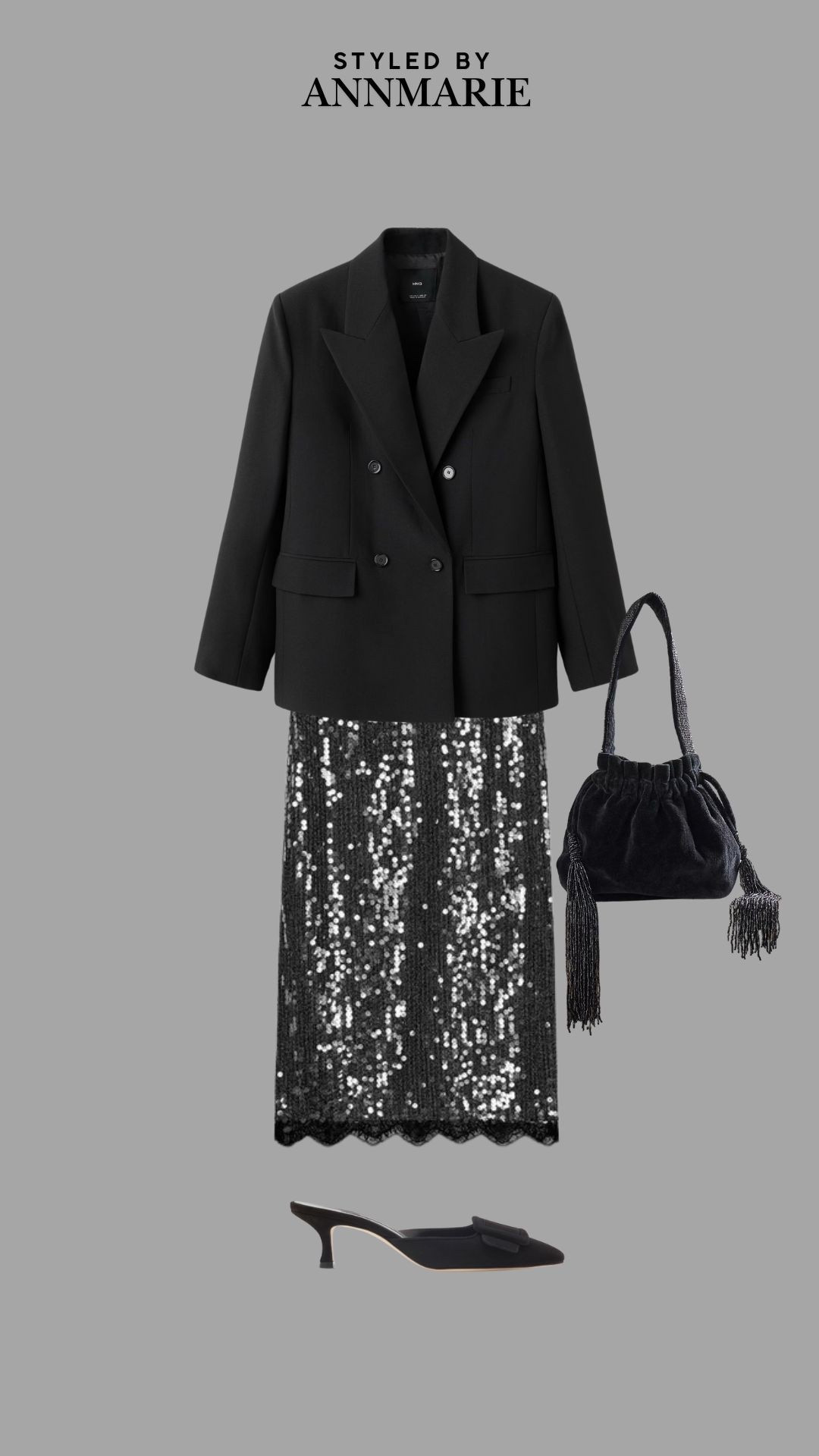 Party outfit with a sequin skirt 

#LTKstyletip #LTKdatenight #LTKfestive