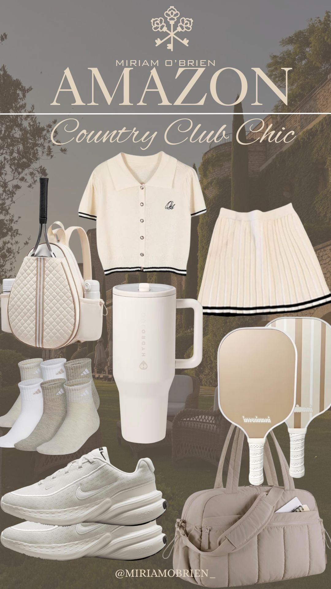 Get ready to elevate your country club look with these picks! 🌿👟🎾

Follow me at @miriamobrien_ on IG and TikTok! 

#AmazonCountryClubChic #AmazonFinds #AmazonActive #AmazonActiveFit

#LTKSeasonal #LTKActive #LTKOver40