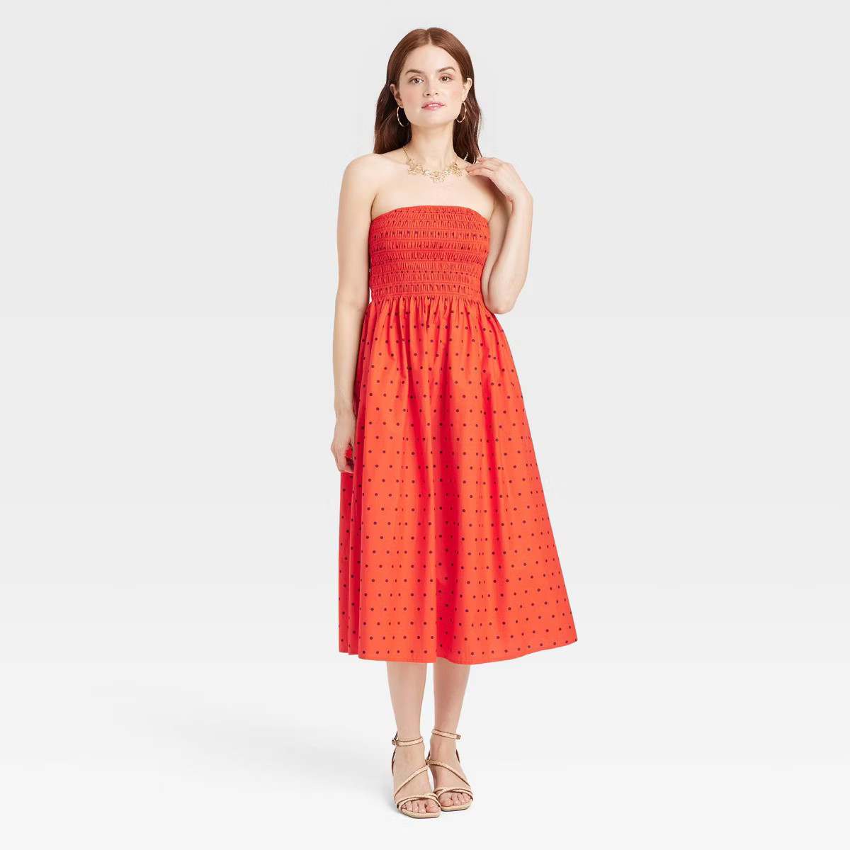 Women's Easy Summer Smocked Midi Sundress - A New Day™ | Target