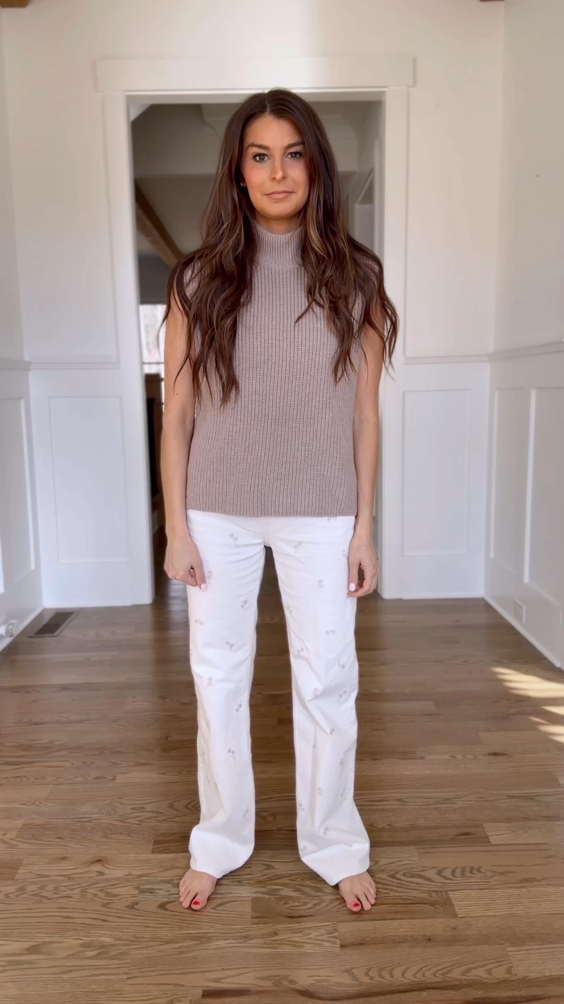 The floral embryos at stopped me in my tracks. Pushing spring in the best way. 

Sweater - small / need to size down one 
Pants - 26/long (could also  have sized down ) 
Shoes - tts 


#LTKSeasonal #LTKMostLoved #LTKVideo