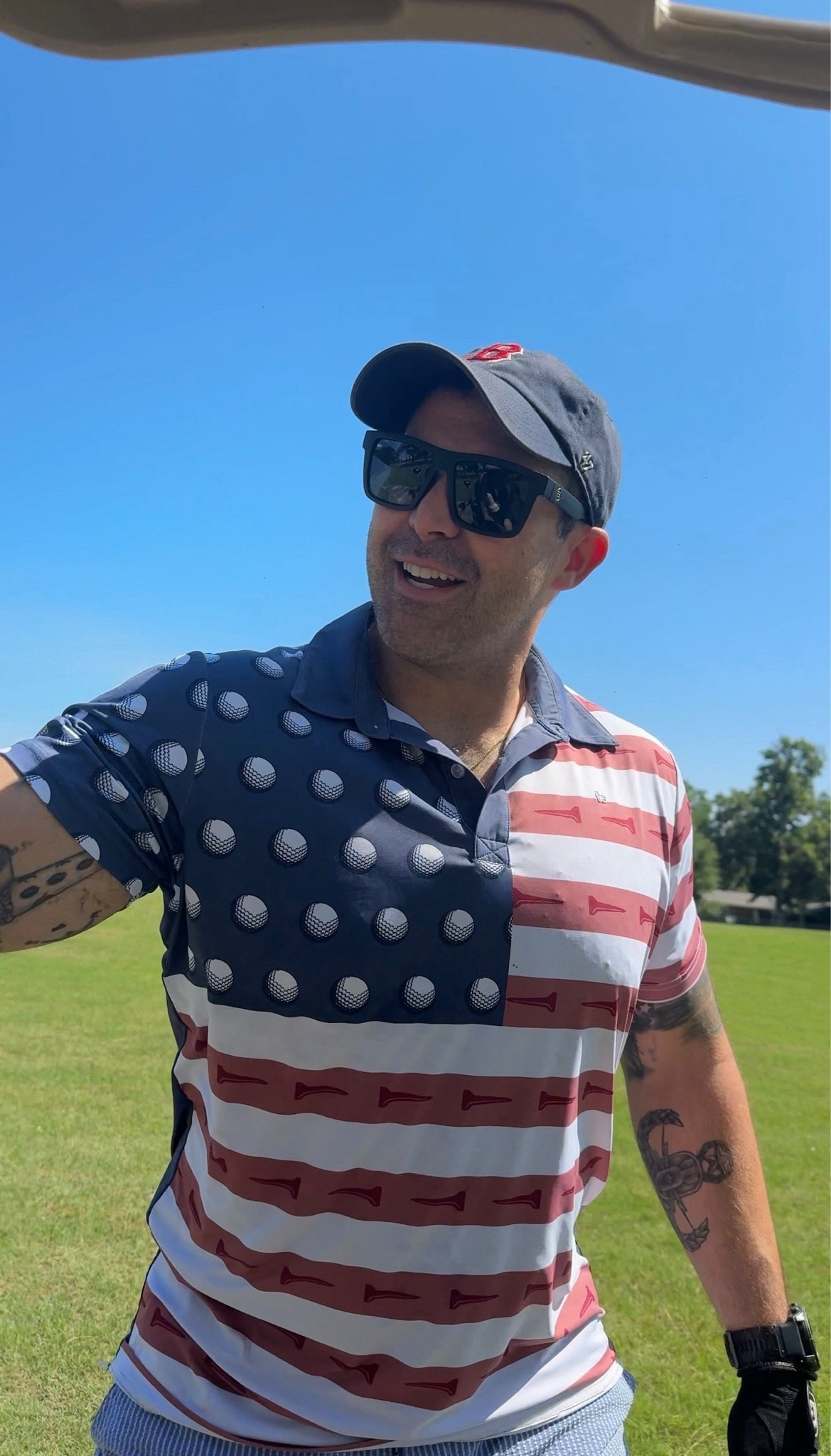 Stars, stripes, and Tipsy Elves ❤️🤍💙

#LTKdayinmylife #LTKSeasonal #LTKMens