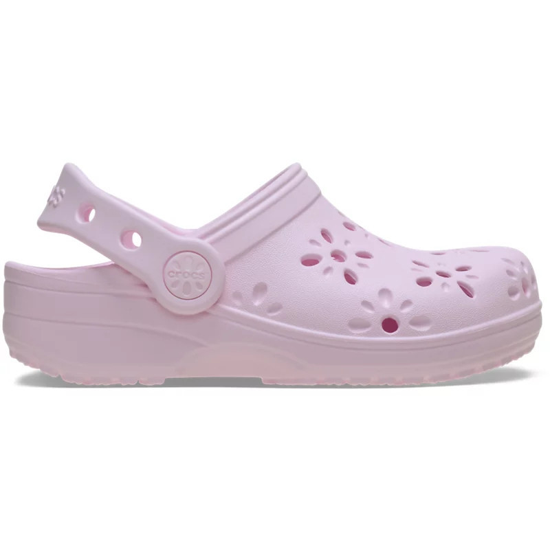 Crocs Toddlers' Classic Floral Cut Out Clogs Light Pink, 10 - Crocs And Rubber Boots at Academy Sports | Academy Sports + Outdoors