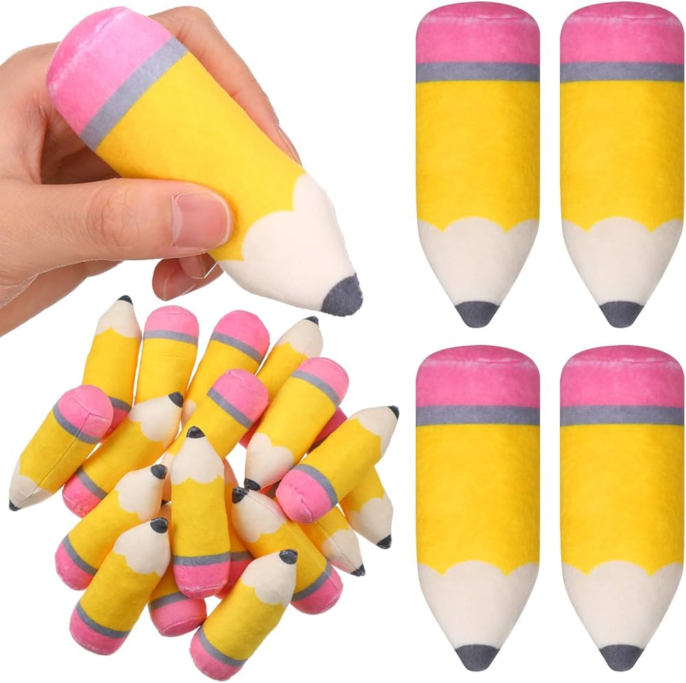 Leitee 18 Pcs Pencil Decorations for Classroom Cute Mini Pencils Pillow Back to School Decor Firs... | Amazon (US)