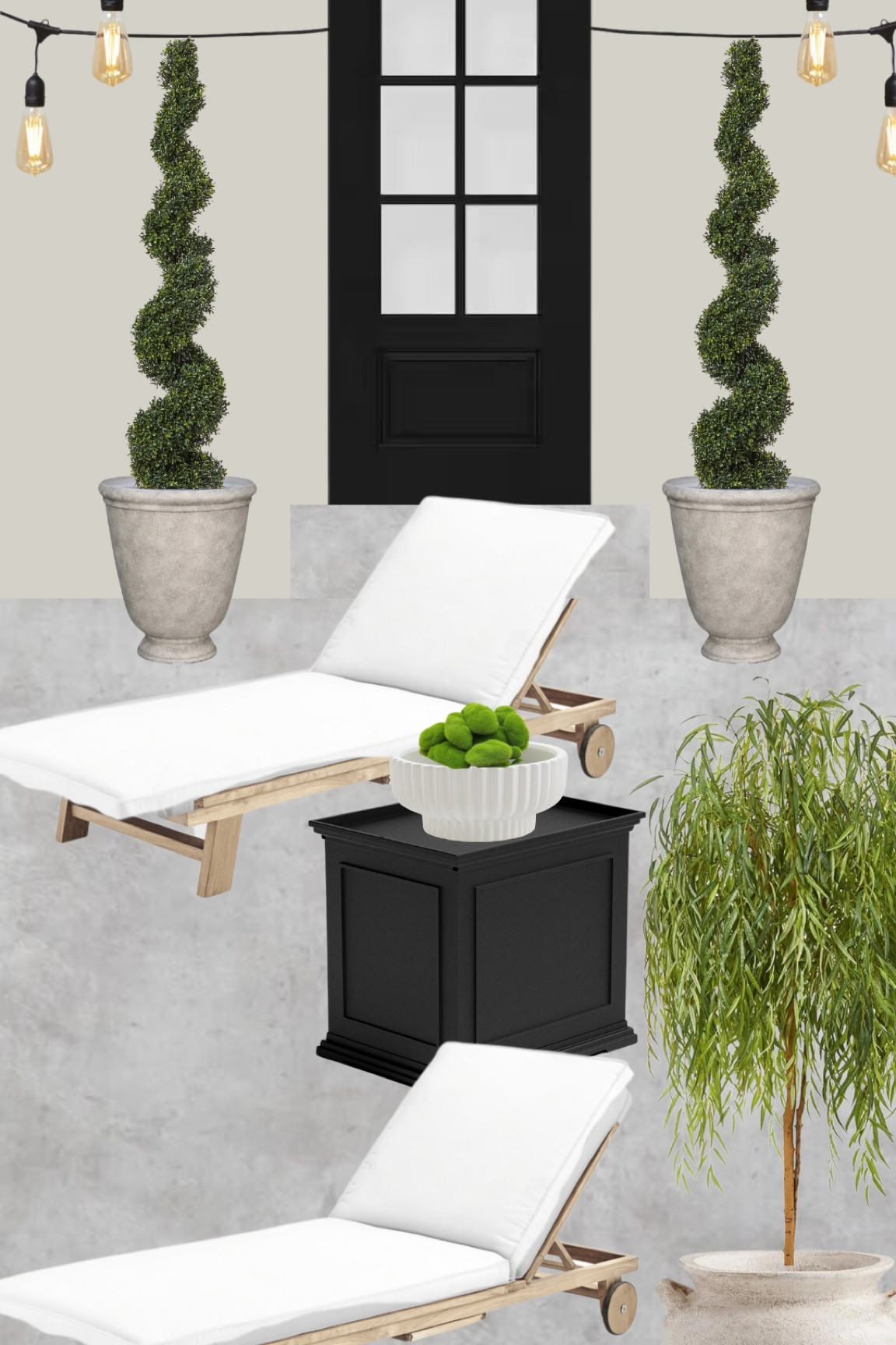 Pool moodboard, outdoor moodboard, pool lounger, outdoor design, outdoor moodboard 

#LTKSeasonal