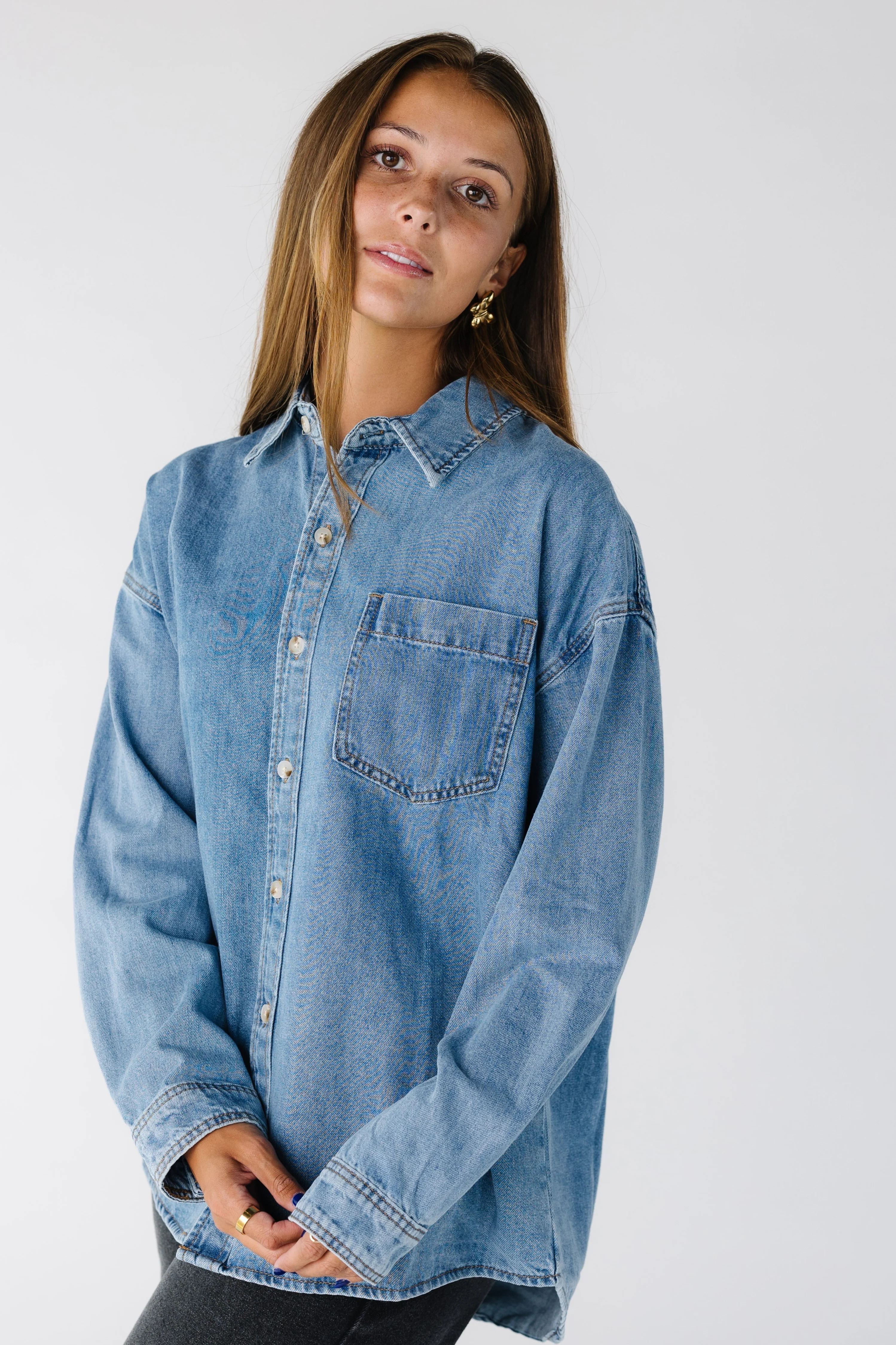 All About Love Denim Shirt | Called To Surf
