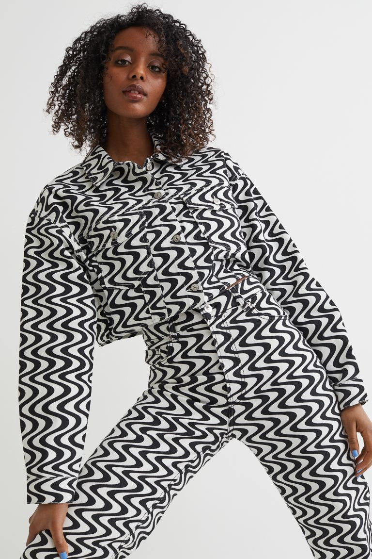 Twill Crop Jacket | H&M (US + CA)