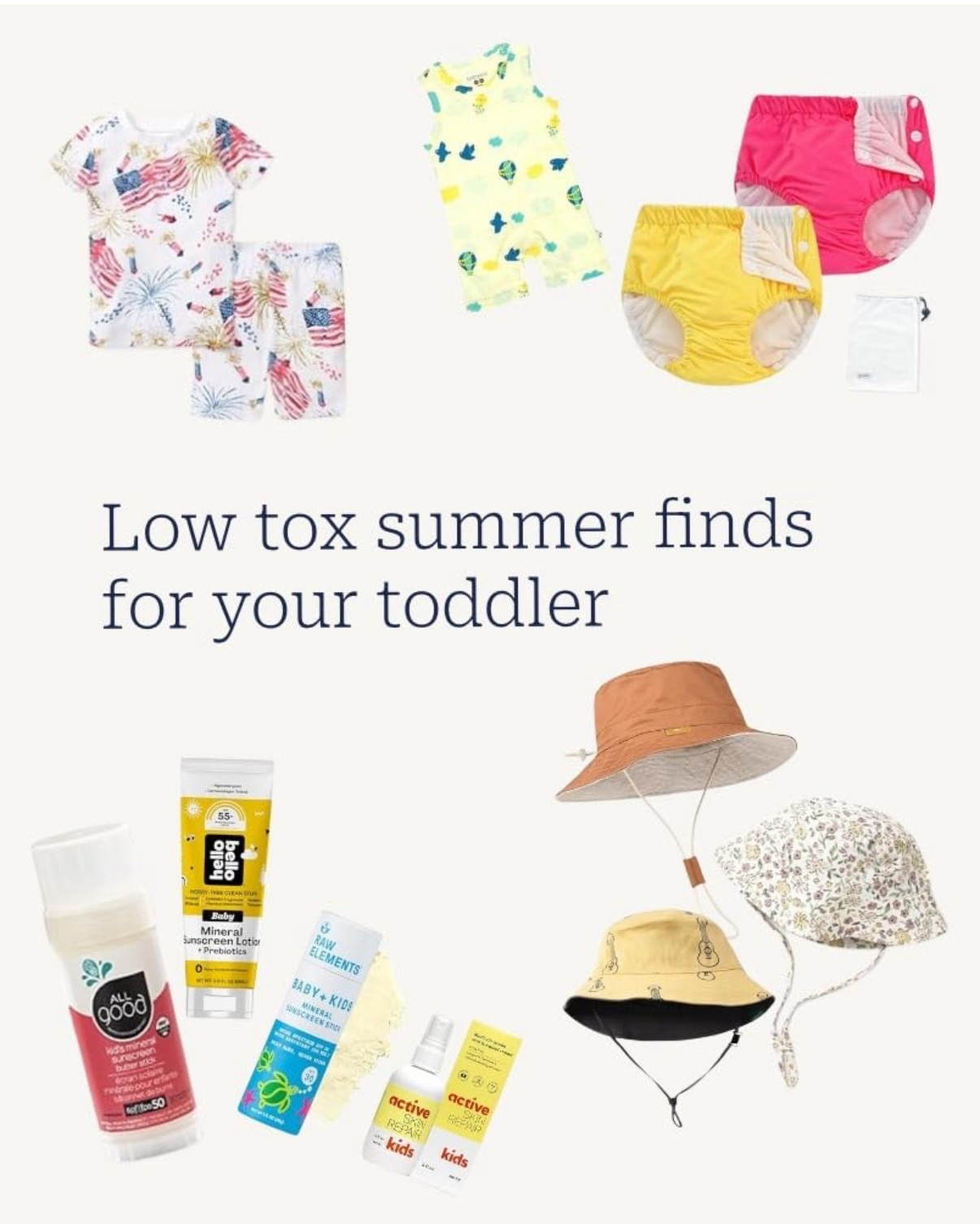 Low tox summer finds for your toddler 

#LTKSummerEdit #LTKSeasonal #LTKKids