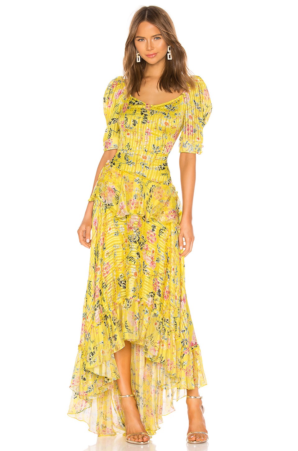 Satin Stripe Dress | Revolve Clothing (Global)