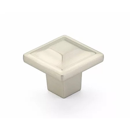 Schaub and Company 530-15 Satin Nickel Menlo Park 1-1/4 Inch Square Cabinet Knob | Build.com, Inc.