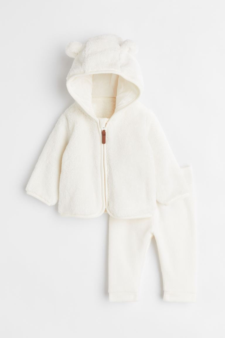 2-piece fleece set | H&M (UK, MY, IN, SG, PH, TW, HK)