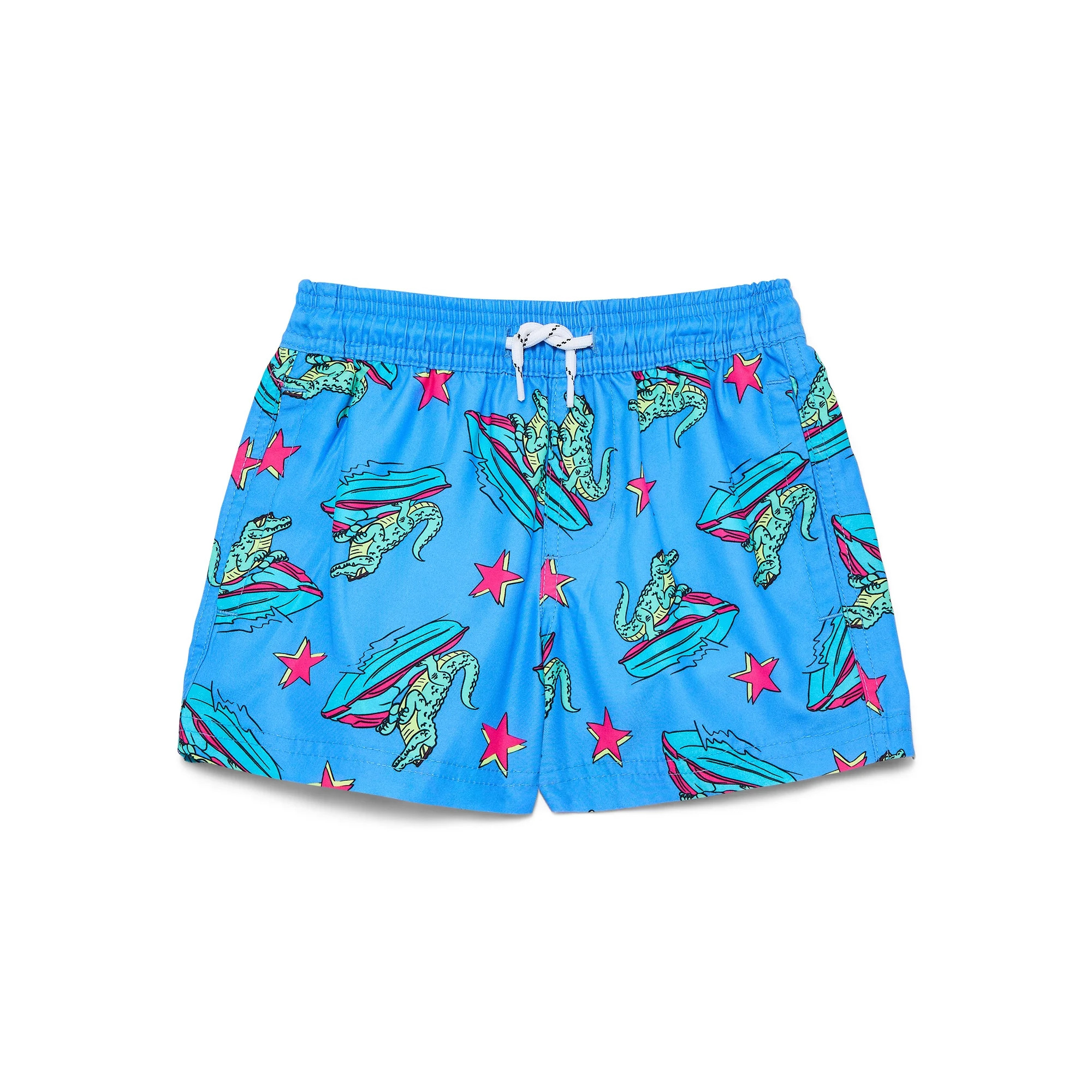Wonder Nation Little and Big Boys Quick Dry Swim Trunks with UPF50+, Sizes 4-18 & Husky | Walmart (US)