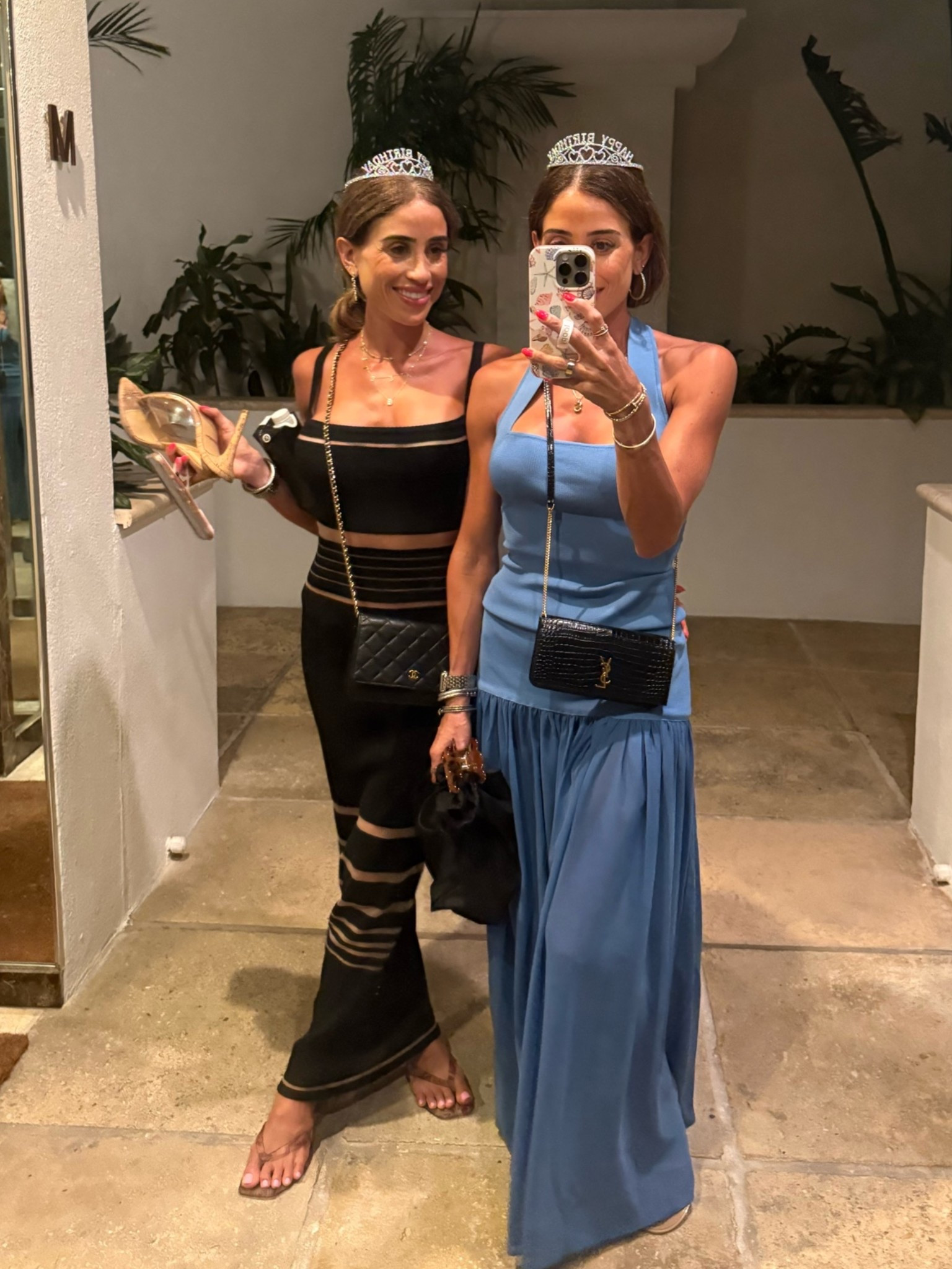 Both of our birthday dinner dresses. Wearing smallest size 
Summer vacation dresses