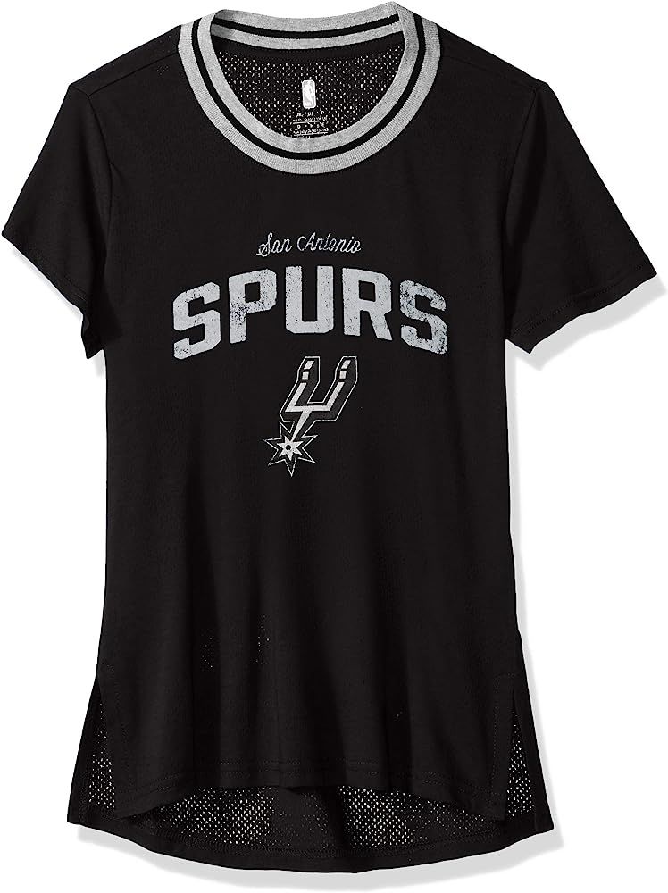 NBA by Outerstuff NBA Youth Girls "Winning Point" Short Sleeve Crew Neck Tee | Amazon (US)