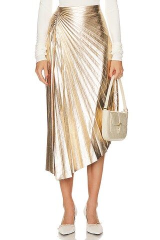A.L.C. Tori Skirt in Pale Gold from Revolve.com | Revolve Clothing (Global)