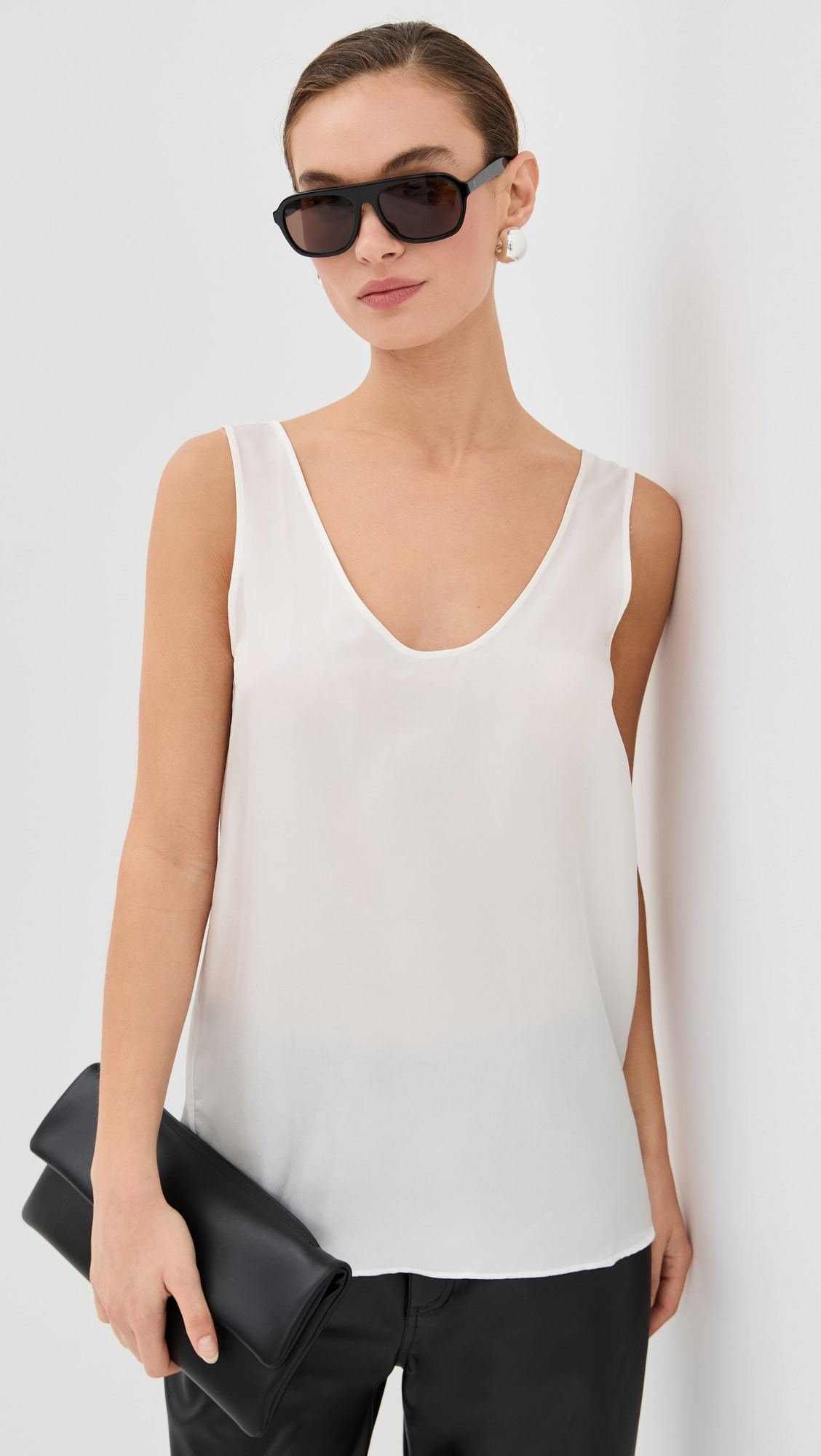 Another Tomorrow Silk Tank | Shopbop | Shopbop