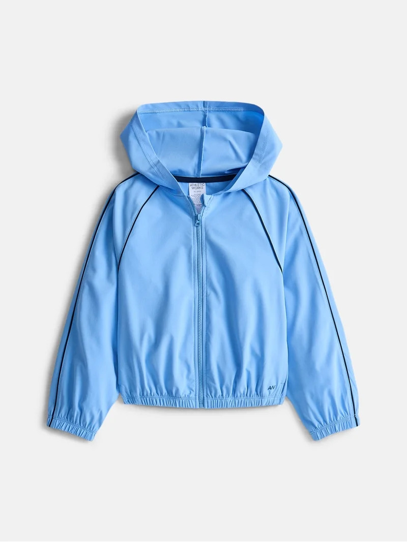 Athletic Works Girls Feather Stretch Jacket, Size 4-18 | Walmart (US)