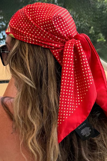 When my hair needs to be washed this is my most worn style during those summer days by the pool! You can get a splurge worthy scarf or use any you have. It’s so fun!  

#LTKMidsize #LTKOver40 #LTKStyleTip