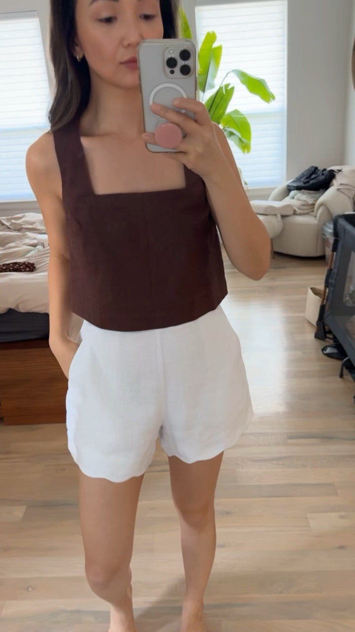 White linen shorts, white shorts, summer shorts, summer outfit, hot weather outfit, vacation outfit 

#LTKFindsUnder50 #LTKSaleAlert #LTKVideo