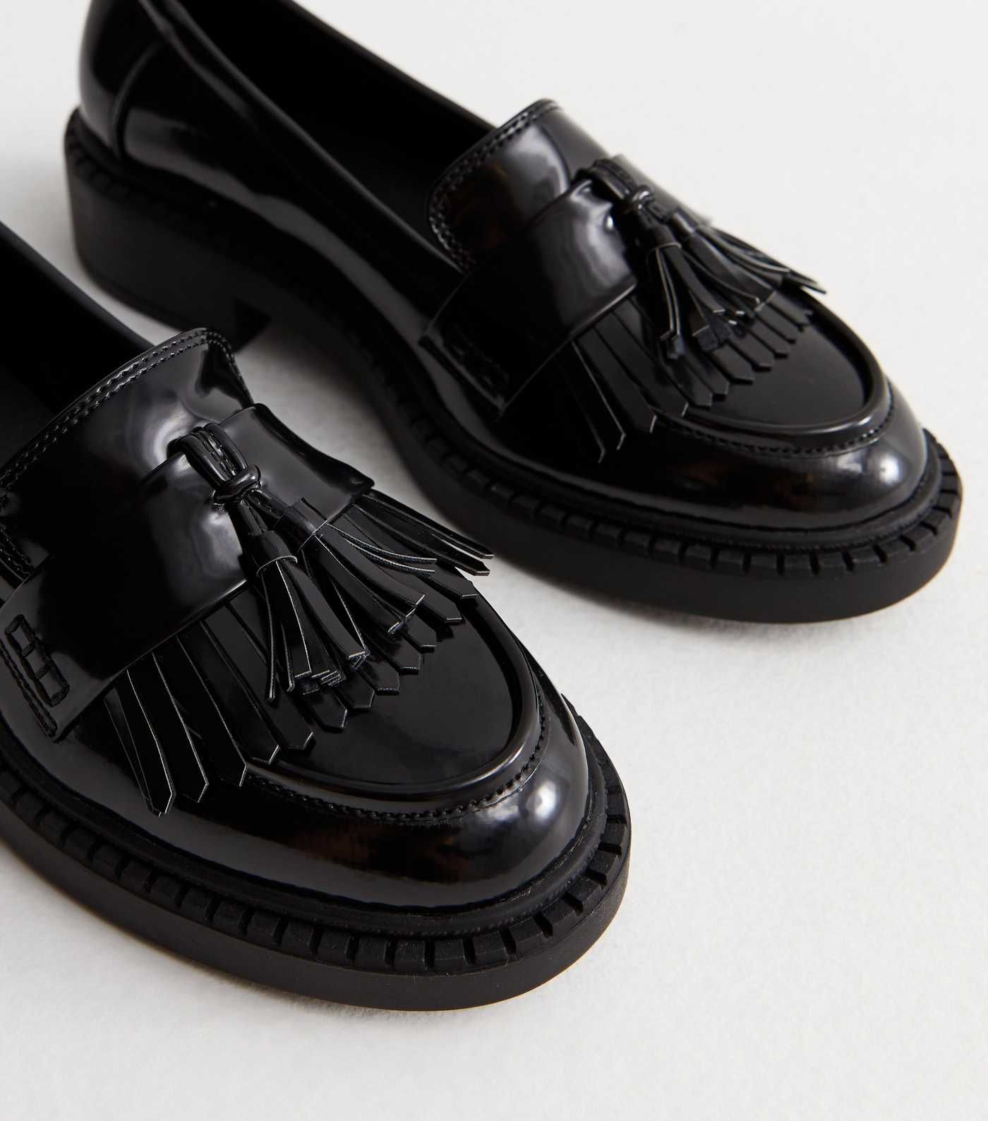 Black Leather-Look Chunky Loafers
						
						Add to Saved Items
						Remove from Saved Items | New Look (UK)