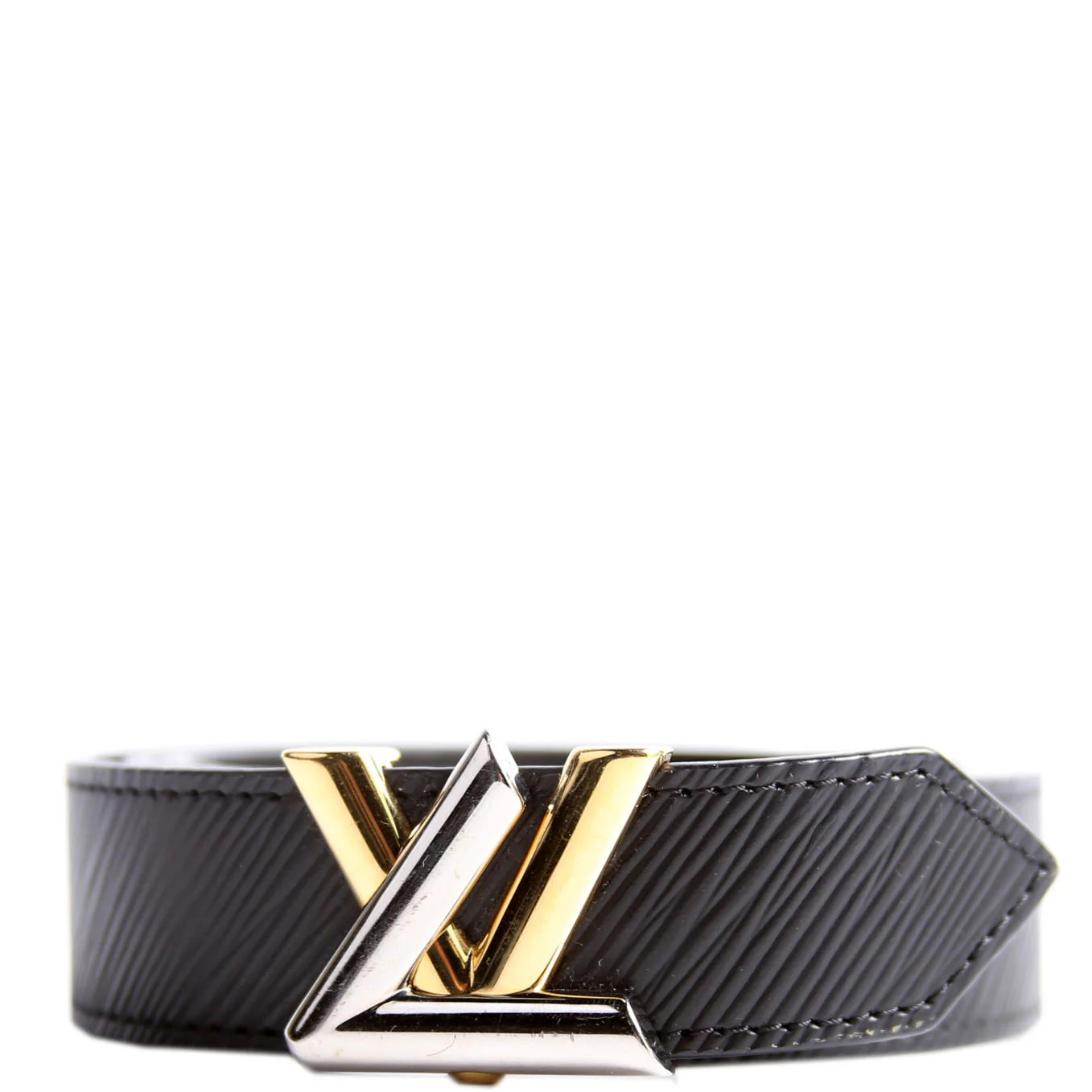 LV Twist 30MM Epi Leather Belt Size 80/32 Black | Keeks Designer Handbags