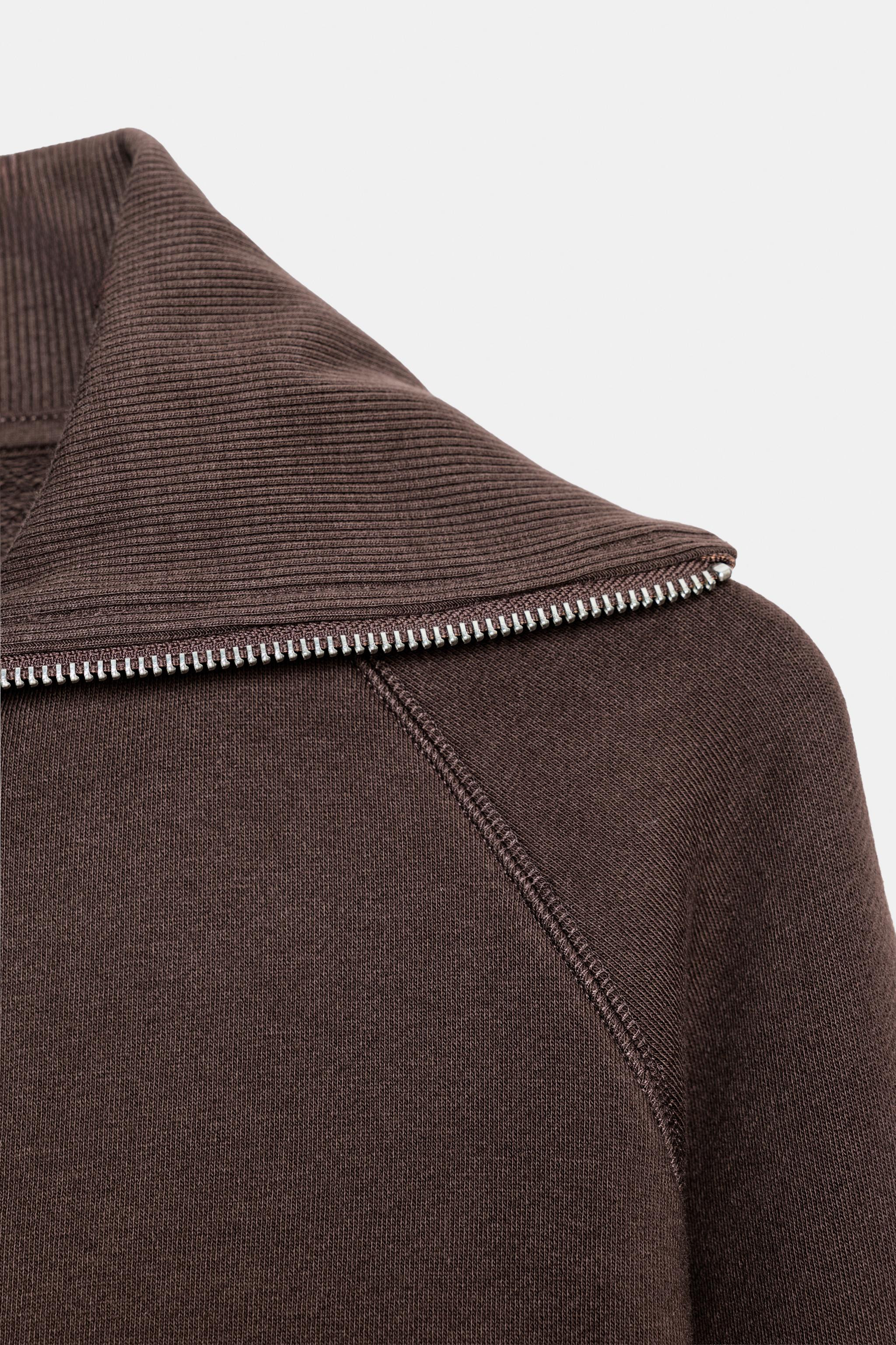 ZIPPERED PLUSH JACKET | Zara US