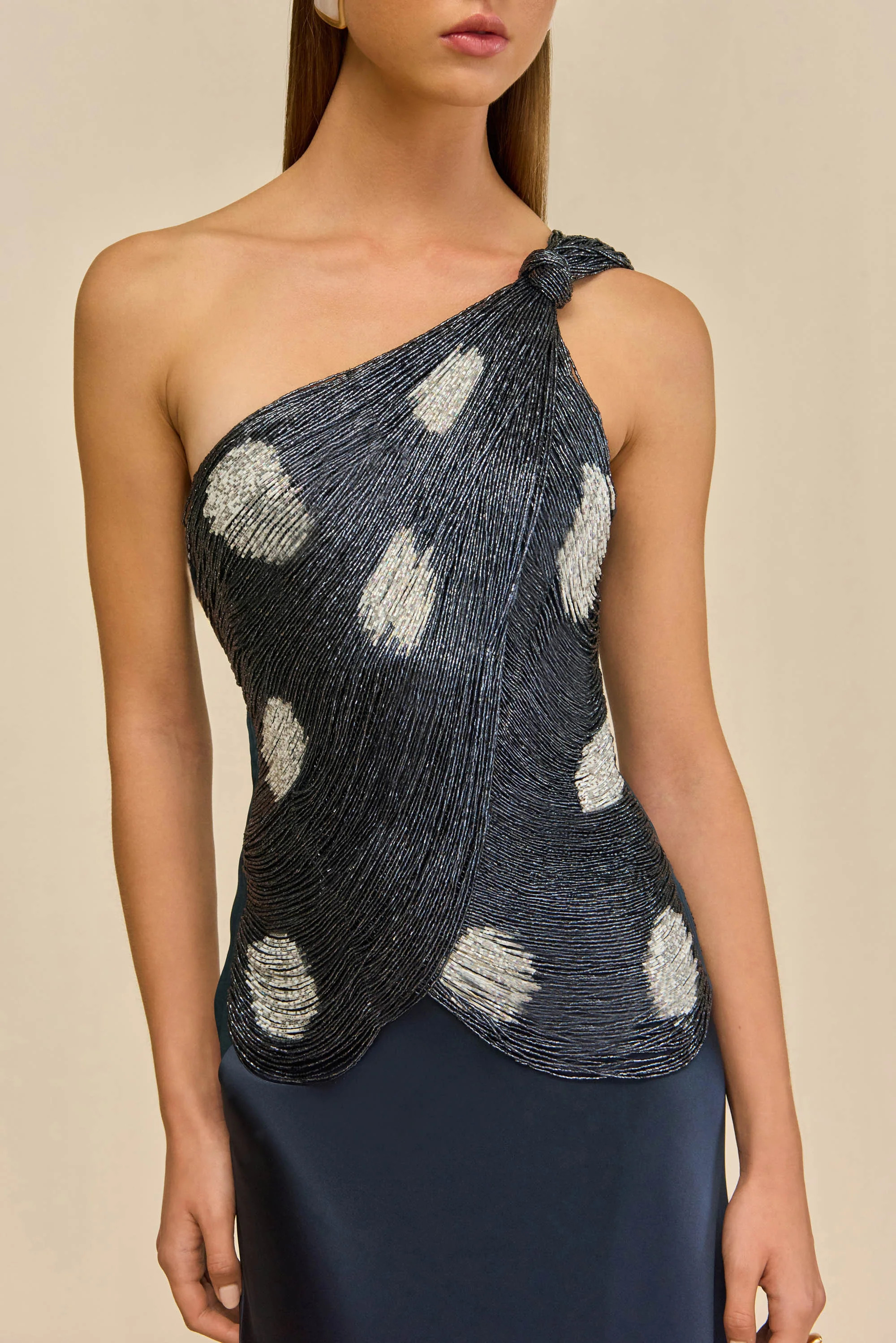 STORMIE TOP - LARGE DOT DEEP LAKE | Cult Gaia - US