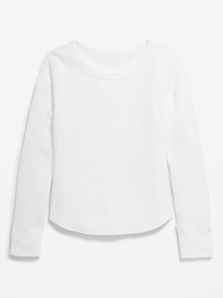 Long-Sleeve Thermal-Knit T-Shirt for Girls | Old Navy (US)