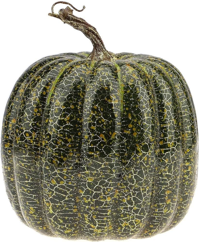 Kepfire 1 Pcs Shiny Crack Simulation Fake Pumpkins Gold Line Artificial Halloween Thanksgiving Au... | Amazon (US)