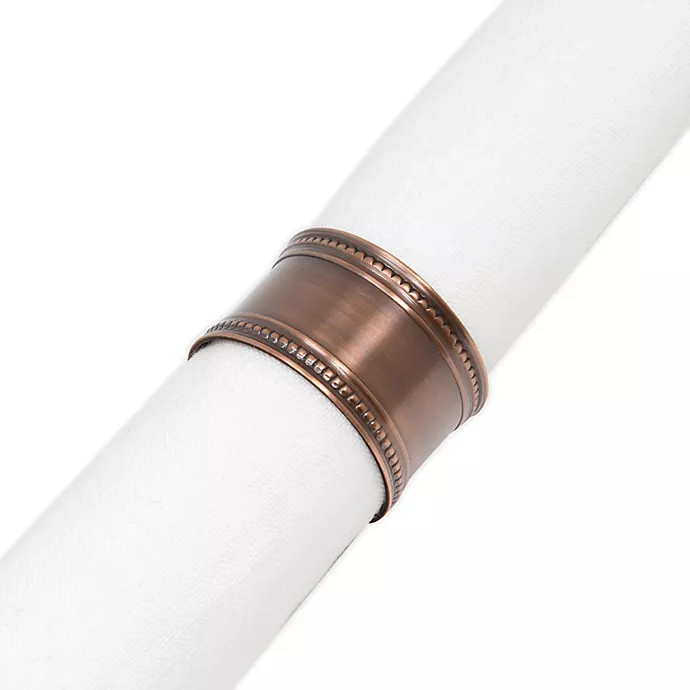 Whitby Napkin Ring in Bronze | Bed Bath & Beyond