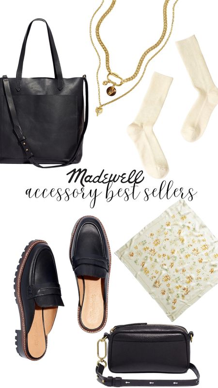 Madewell Accessories - Madewell Bestsellers - Bestselling Accessories - Madewell Bag - Socks - Madewell Loafers - Jewelry - Scarf 

#LTKstyletip #LTKSale