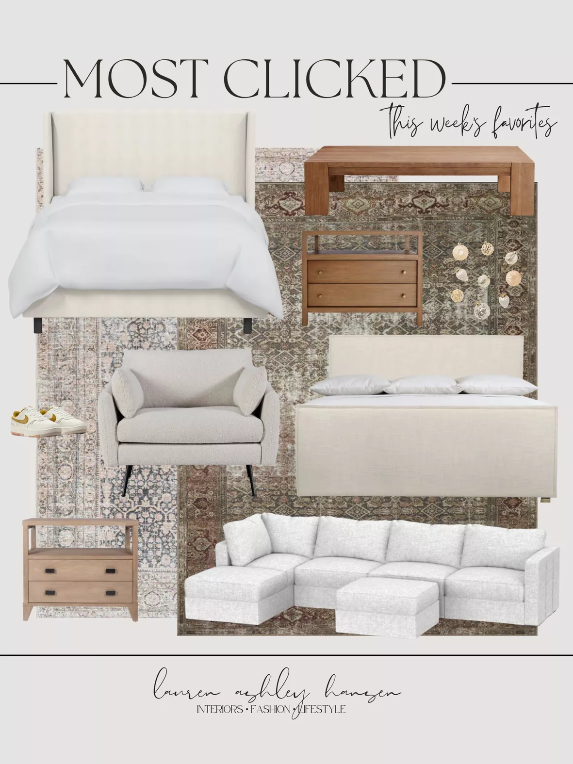Lexi Home Beige & White Genuine … curated on LTK