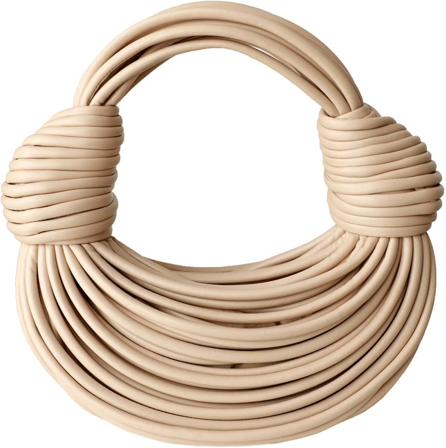 Women Hand-Woven Bread Purse and Handbag Leather Top Handle Satchel Shoulder Crossbody Creative N... | Amazon (US)