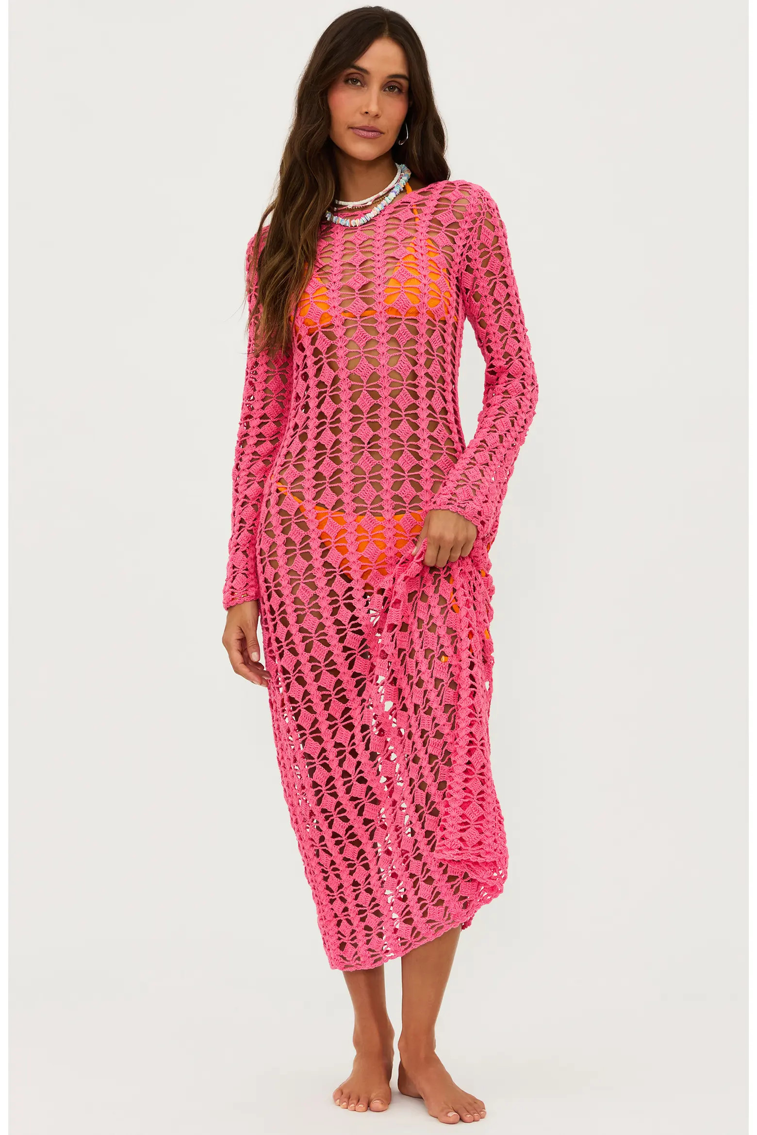 Ariana Open Stitch Cotton Cover-Up Dress (Women) | Nordstromrack | Nordstrom Rack