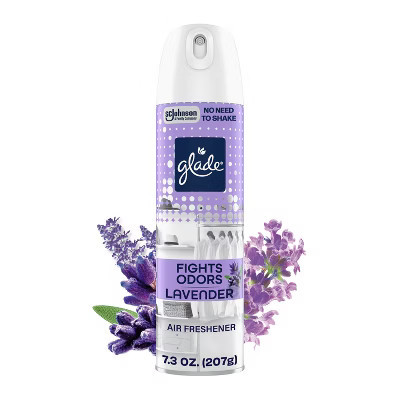 Glade Room Spray Deodorizer Air Fresheners - Lavender - 7.3oz: Spring/Summer, Paraben-Free, Phthalate-Free | Target