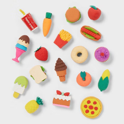 Food Erasers Easter Egg Fillers 18pc - Spritz™ | Target