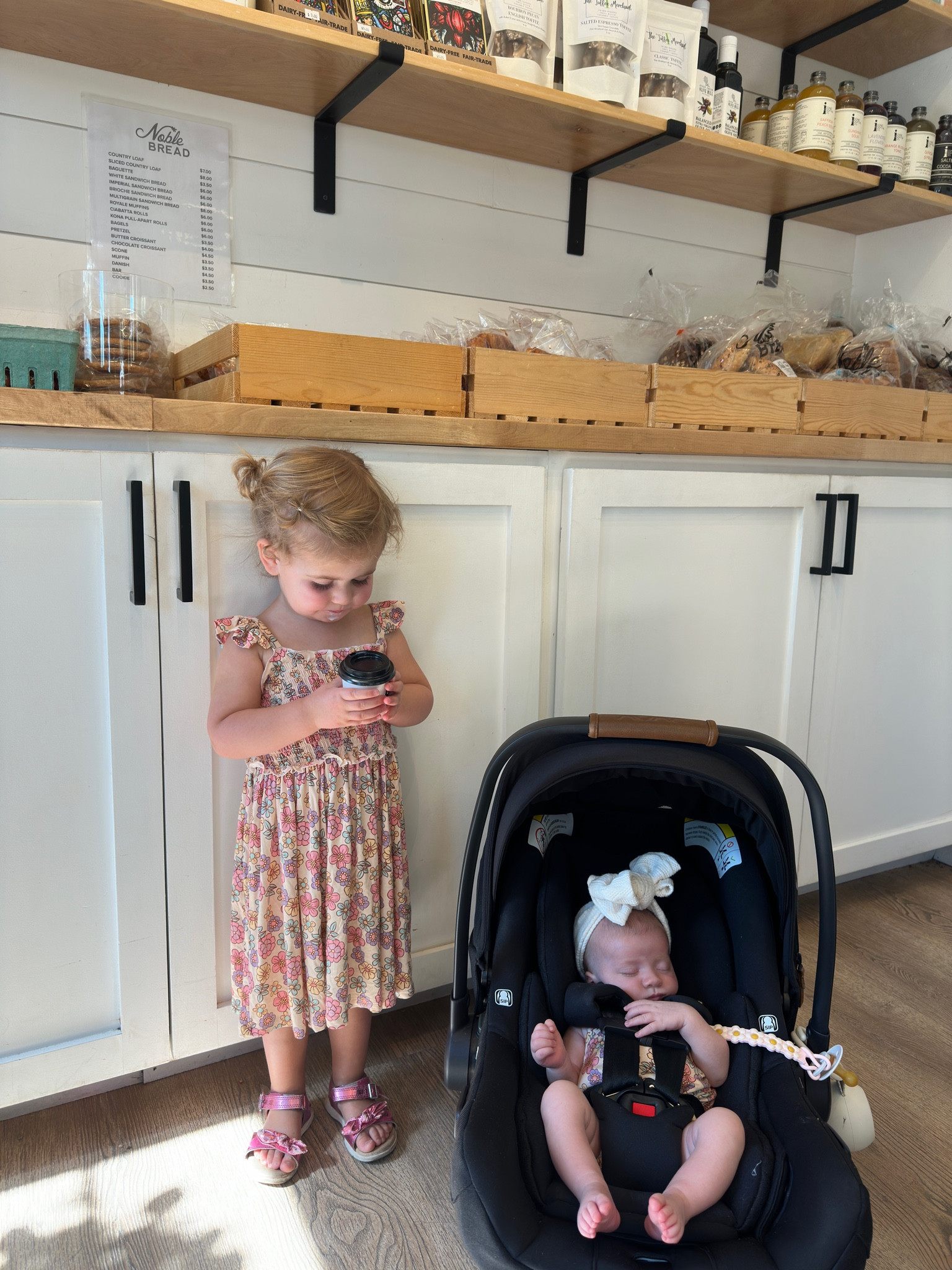 Coffee date in the girls matching Jammie’s 💕🫶🏽 

#LTKKids #LTKBaby