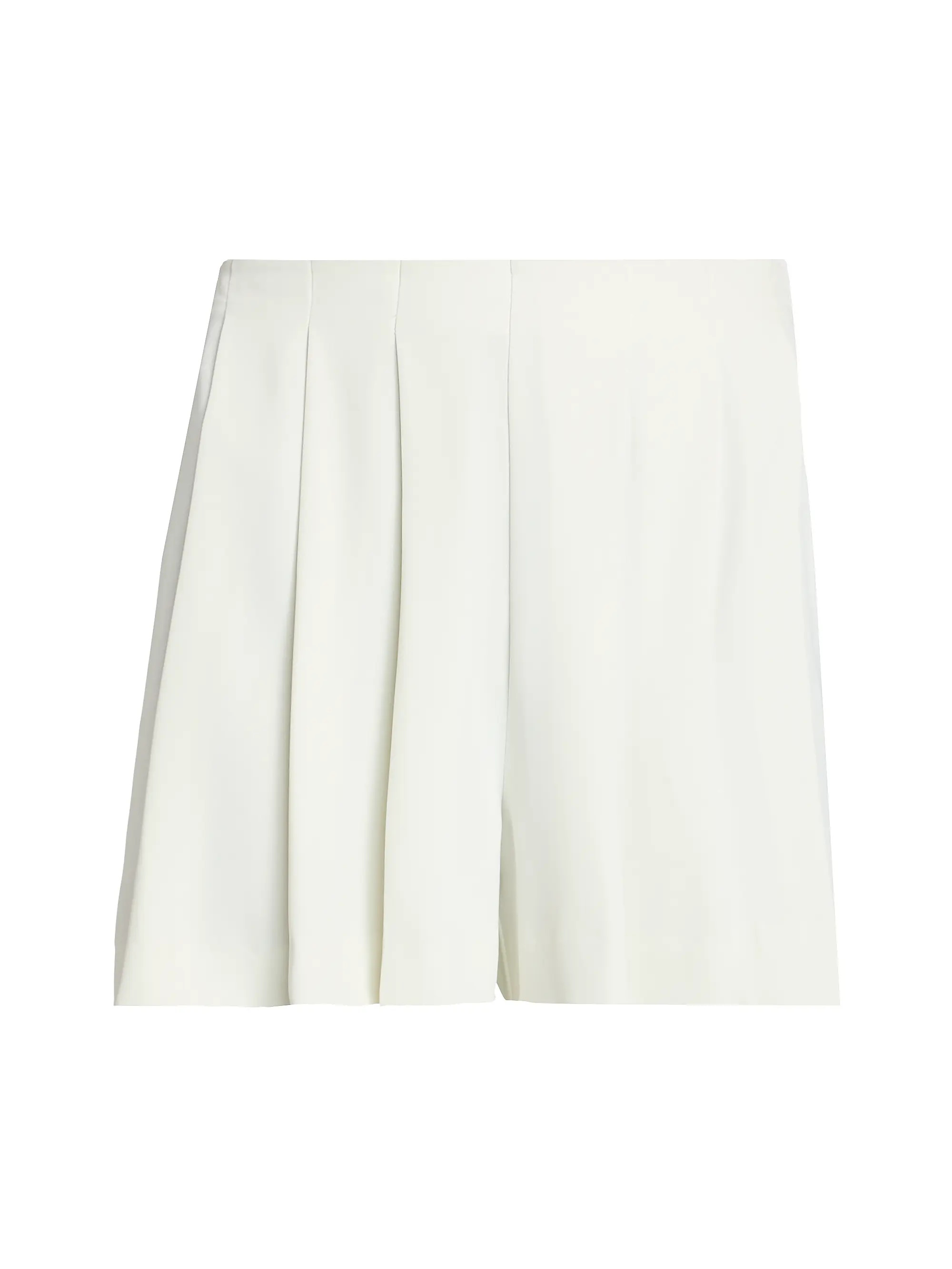 L'AGENCE Naamah Pleated Shorts | Saks Fifth Avenue | Saks Fifth Avenue